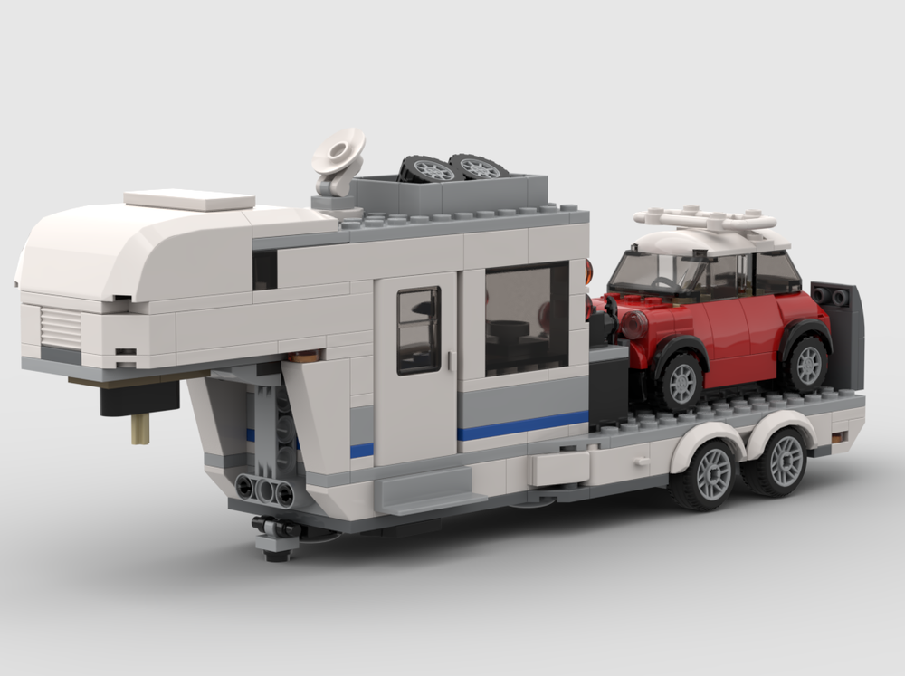 Wide (Car) Toy Hauler Camper Trailer