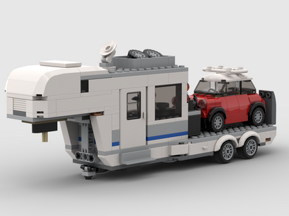 Wide (Car) Toy Hauler Camper Trailer