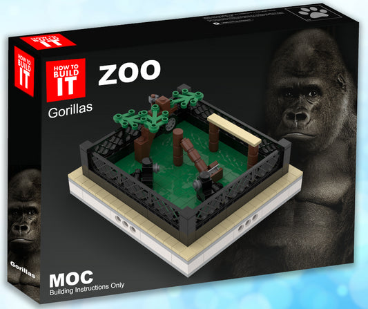 MOC-50675-1: Gorillas | Mini Modular ZOO