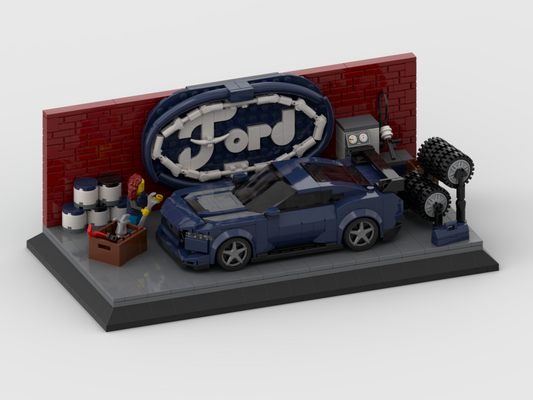 MOC-187148-1: Display for set 76920 - Ford Mustang Dark Horse Sports Car