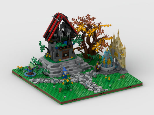 MOC-176955-1: The Majisto’s Square Display For Set 40601 Majisto’S Magical Workshop