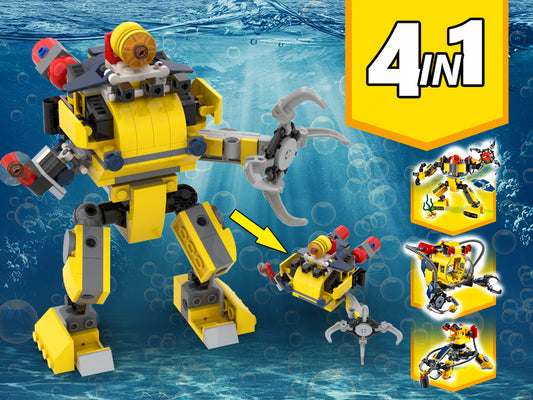 MOC-43405-1: 31090 Submarine Robot Alternative Build