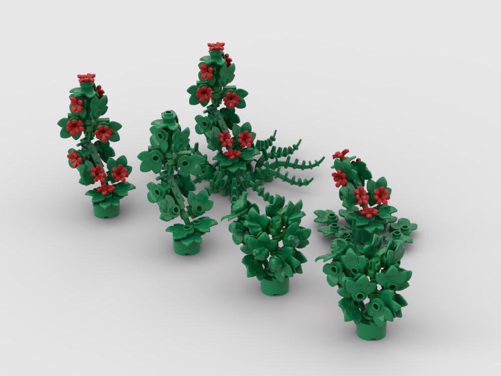 MOC-121773-1: Colorful Bushes #4 For Modular Models