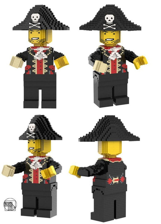 MOC-135888-1: Maxi Figure Black Pirate Captain