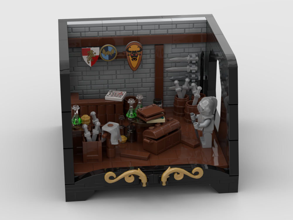 Medieval Store With A Special Stand