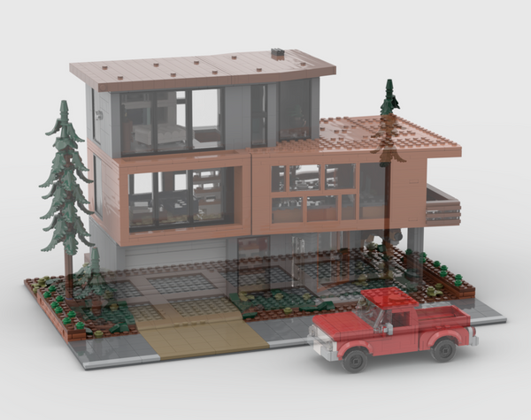 Modular Display For Set 21354 - Twilight The Cullen House