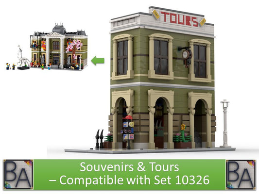 MOC-162743-1: Souvenirs & Tours - Compatible With Set 10326