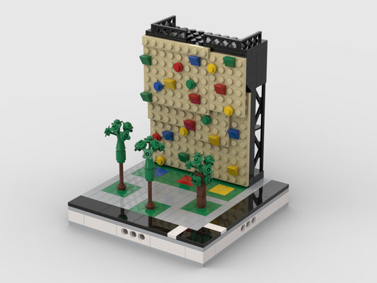 Climbing Wall For A Mini Modular City