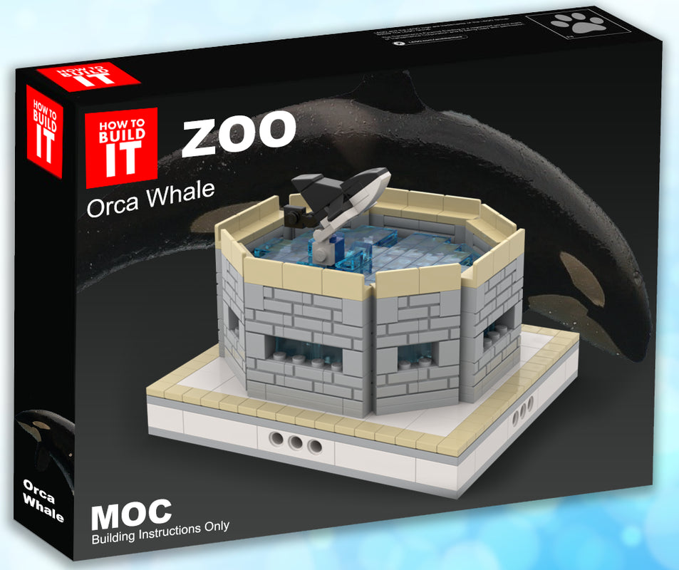 MOC-50539-1: Orca Whale | Mini Modular ZOO