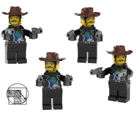 Maxi Figure Black Western Bandit