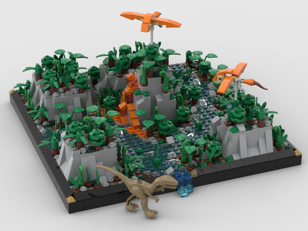 MOC-35453-1: Jurassic Environment Diorama