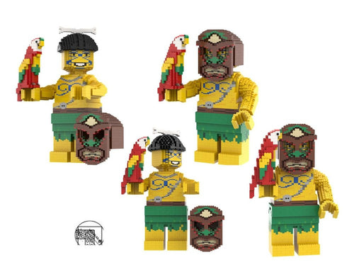 Maxi Figure Islander With Parrot