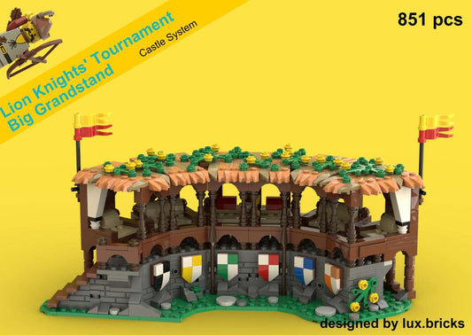 MOC-132506-1: Lion Knights' Tournament: Big Grandstand