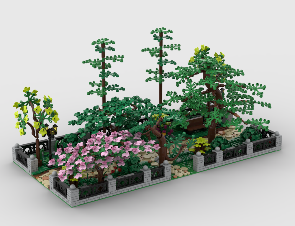 Modular Tree Boxes Modular Park With Trees – MOCBoxing®