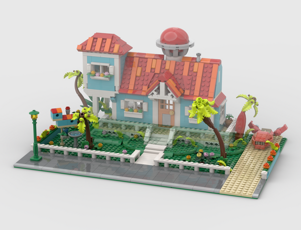 Display For Set 43268 - Lilo And Stitch Beach House