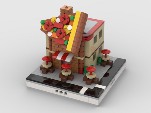 Pizza House For Mini Modular City