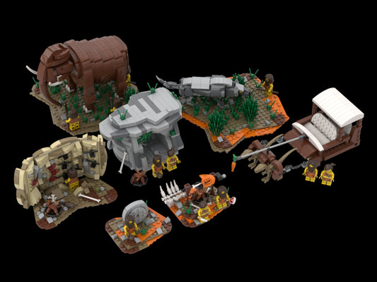 MOC-44131-1: Caveman Theme Set | Including 7 MOCs