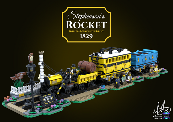 Stephenson's Rocket Display Set