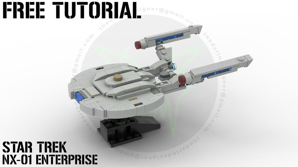 STAR TREK | NX-01 Enterprise - 1:1500 Scale FREE TUTORIAL