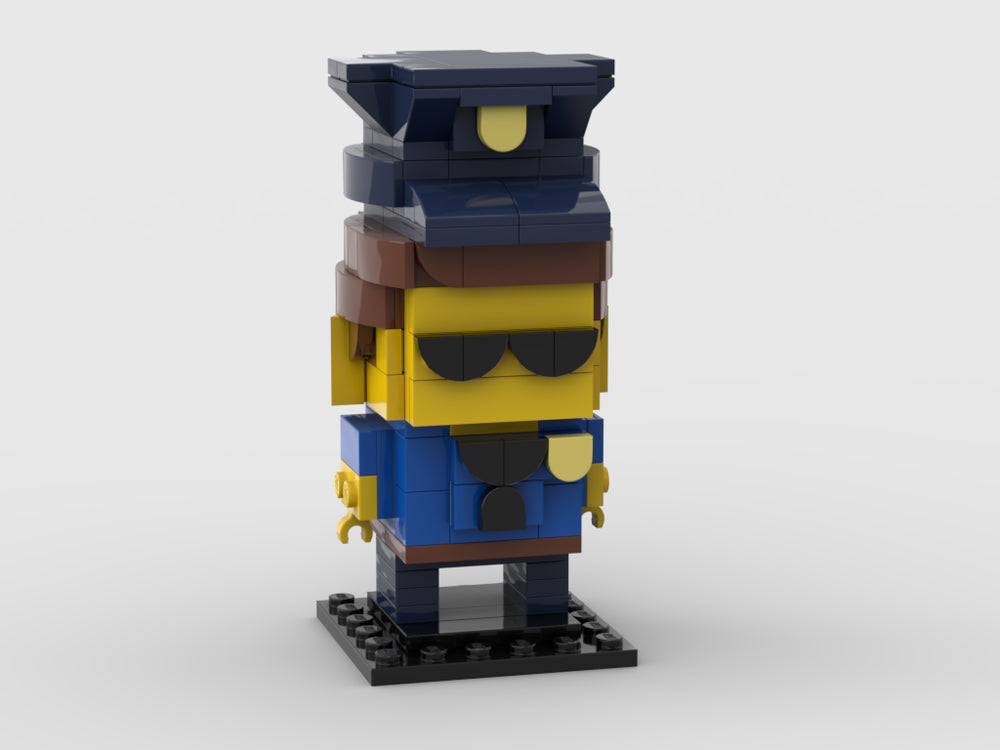 Police Man BrickHeadz