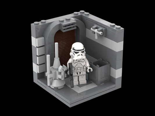 MOC-92528-1: Clone Trooper Minifigure Stand