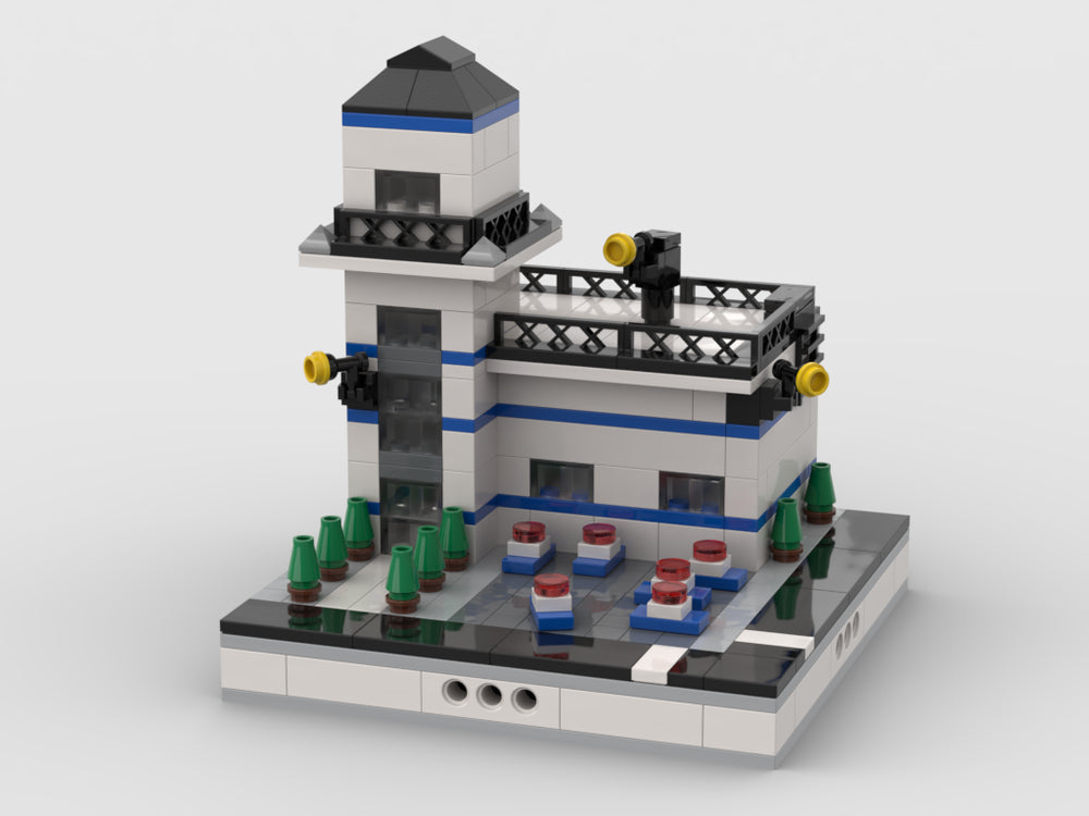 Police Station For A Mini Modular City