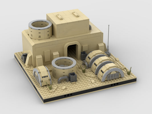 MOC-56069-1: Desert Power Plant #11 For A Modular Tatooine