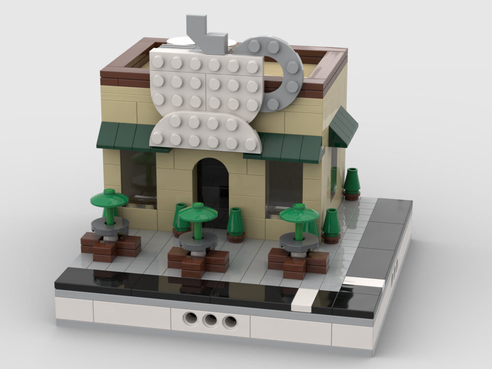 Coffee Shop For A Mini Modular City