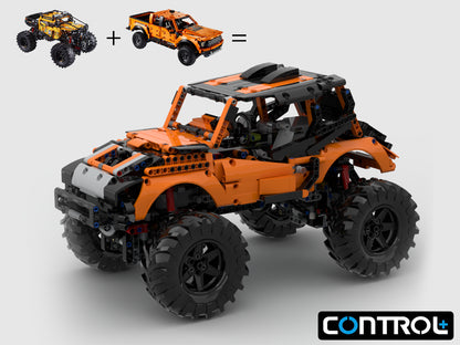 42126 + 42099 Alternative Design 4X4 Off Road Jeep With RC (Control+)