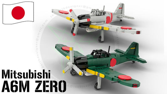 MOC-137466-1: Mitsubishi A6M Zero - WW2 - 1:35 Scale