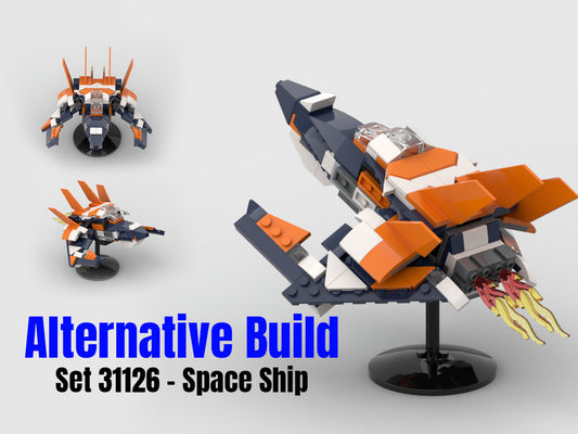 MOC-156155-1: Space Ship 31126 Alternative Build