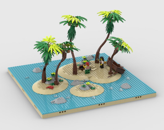 Pirates Diorama - Deserted Island