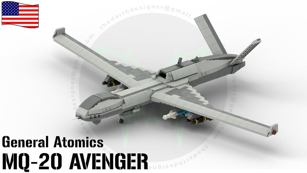 MOC-160051-1: MQ-20 AVENGER | UAV Drone - 1:35 Scale