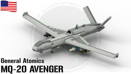 MOC-160051-1: MQ-20 AVENGER | UAV Drone - 1:35 Scale