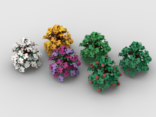 Colorful Bushes #3 For Modular Models