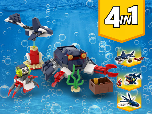 MOC-45337-1: 31088 Crab And Small Whale Alternative Build