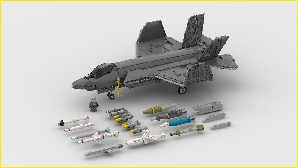 Lockheed Martin F-35 C (Carrier Variant) Lightning II | 1:34 Scale