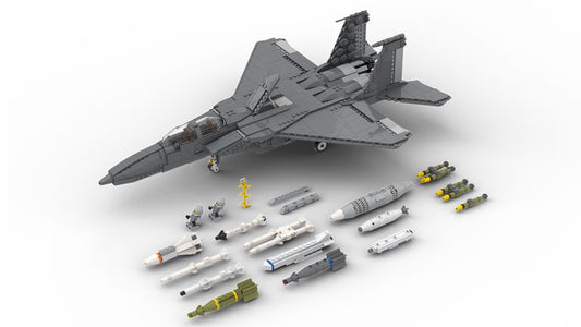 MOC-29950-1: F-15 E Strike Eagle | 1:33 Minifigure Scale