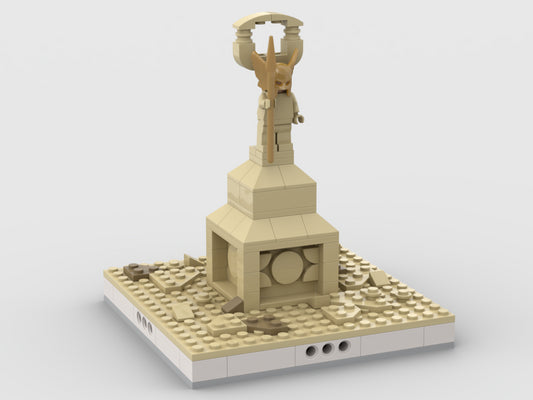 Desert Statue For A Modular Desert Village