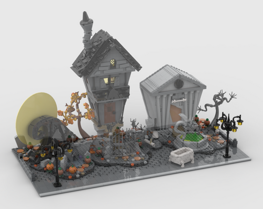 Modular Display For Set 21351 - Tim Burton's The Nightmare Before Christmas