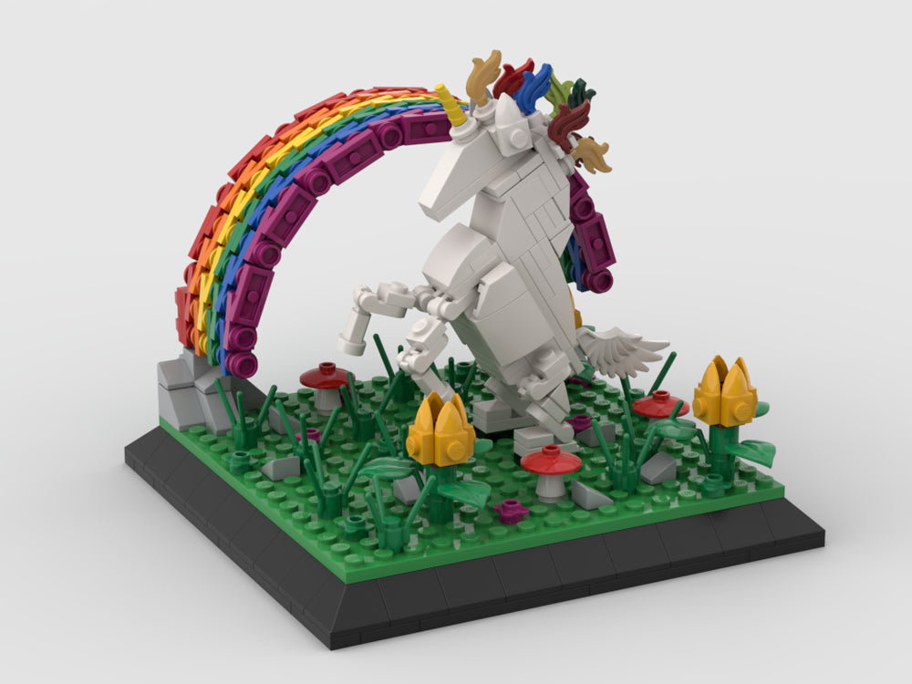 Unicorn With Rainbow