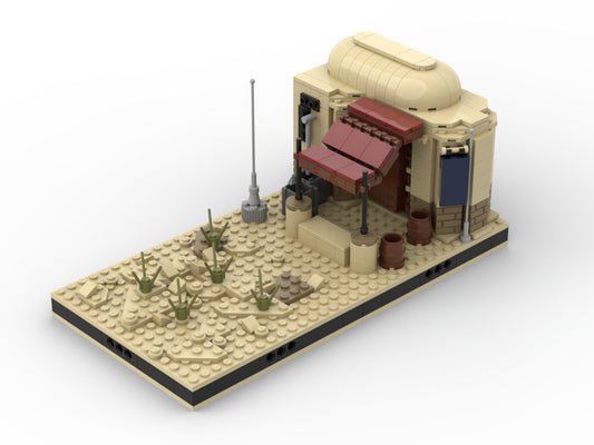 MOC-55090-1: Desert House #2 For A Modular Tatooine