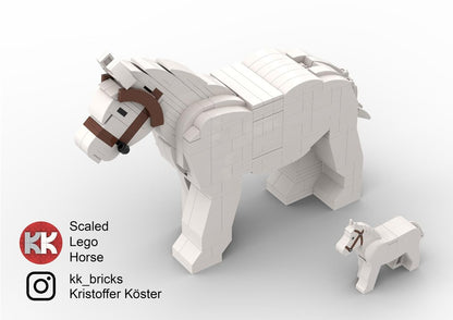 Scaled Lego Horse