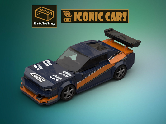 Nissan Silvia From Tokyo Drift (8-Stud MOC)