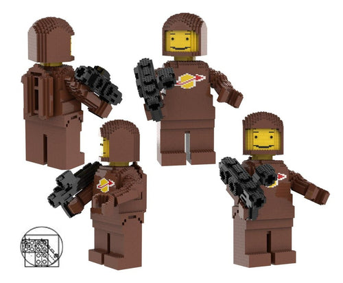 Maxi Figure Brown Space Man With Camera