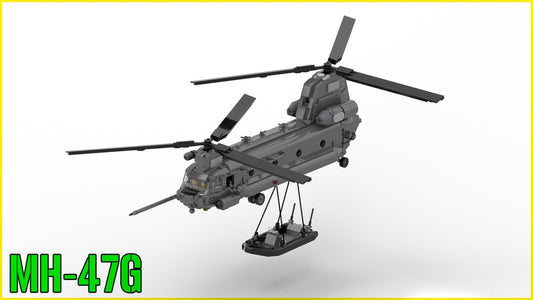 MOC-37497-1: Boeing MH-47 G Special Ops Chinook | 1:33 Minifig Scale