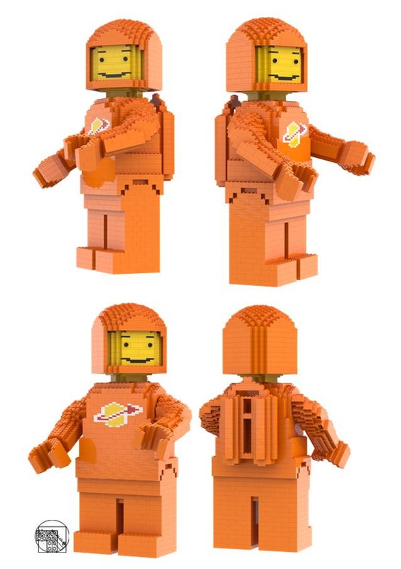 Maxi Figure Orange Astronaut