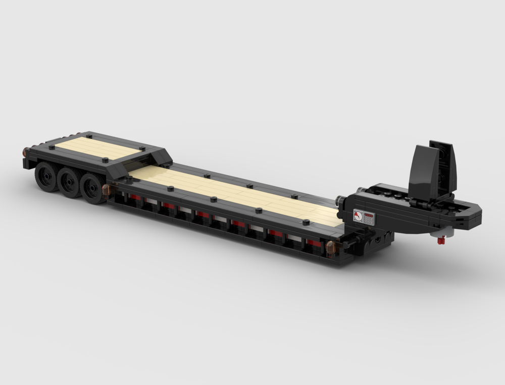 Lowboy/Low Loader Trailer MOC