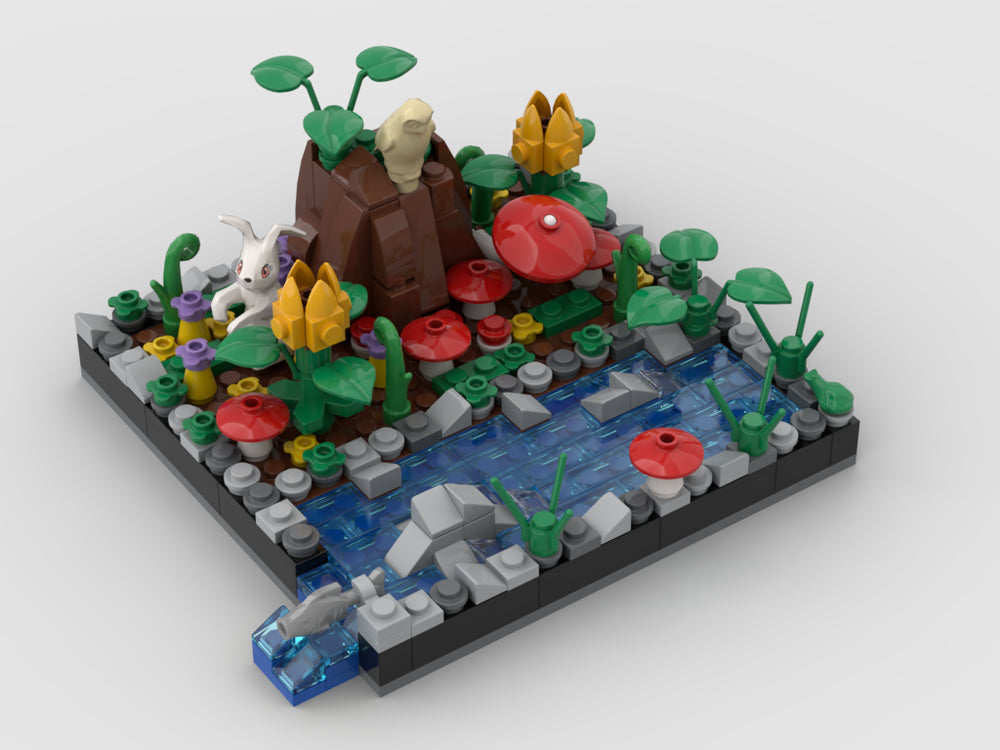 MOC-37006-1: Mini Fairy Tale Diorama