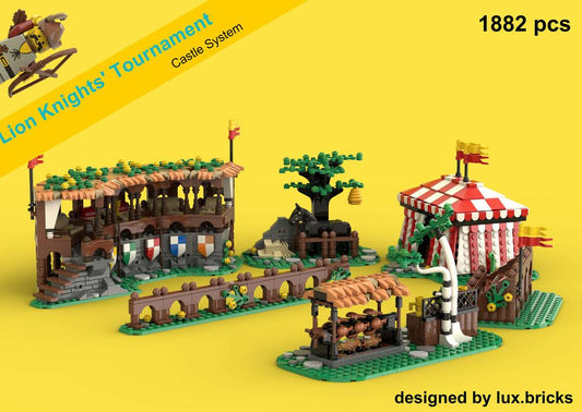 MOC-132180-1: Lion Knights' Tournament (Addition To 10305 - "Lion Knights' Castle)